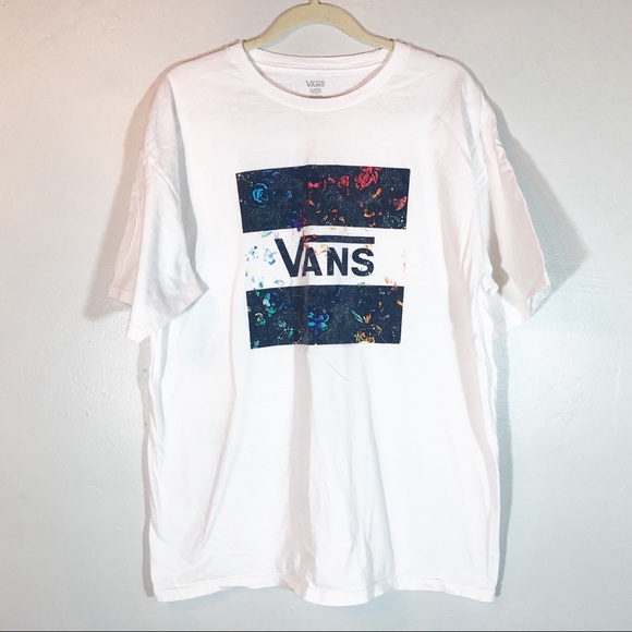 Vans Tops - Vans graphic floral t-shirt